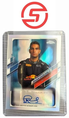 JEHAN DARUVALA 2021 Topps Chrome Formula 1 Autographs RC /396  - Image 1 of 2