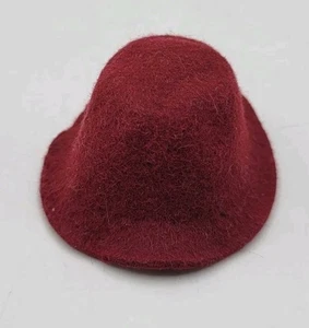 Vintage Barbie Red Felt Hat 60s-70s Read - Picture 1 of 8