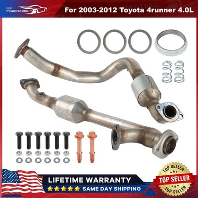 2x Fits For Toyota 4runner / Fj Cruiser 2003 - 2012 4.0L Catalytic Converter Foto 1 de 4