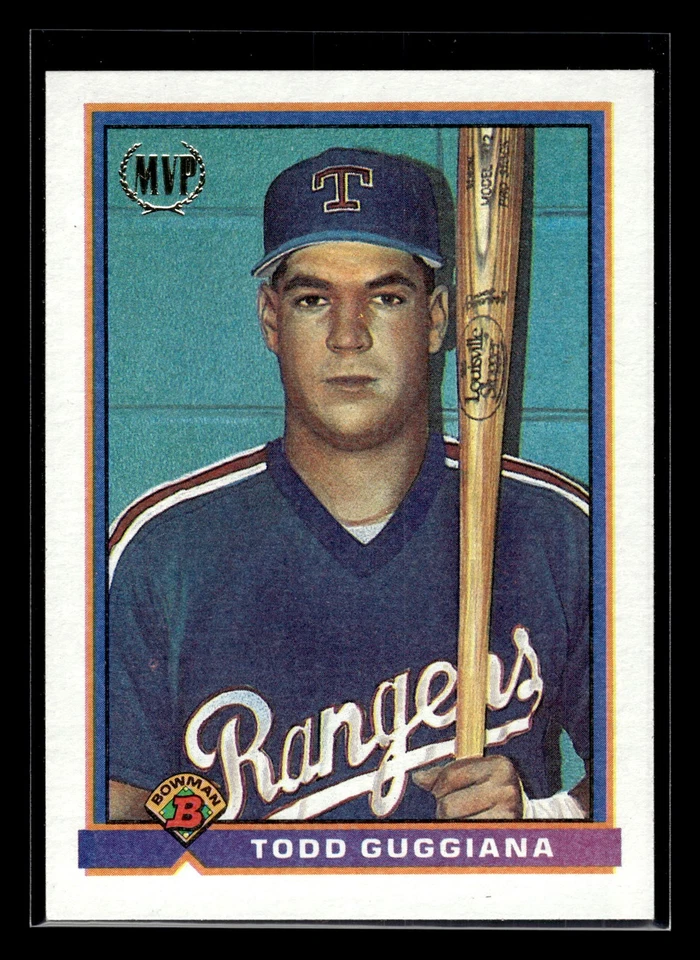 Todd Guggiana 1991 Bowman #697 Rookie Texas Rangers - Image 1 of 1