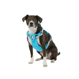 Arcadia Trail Size Large Adjustable Cooling Dog Harness Aqua Blue Summer Walks - Picture 1 of 5