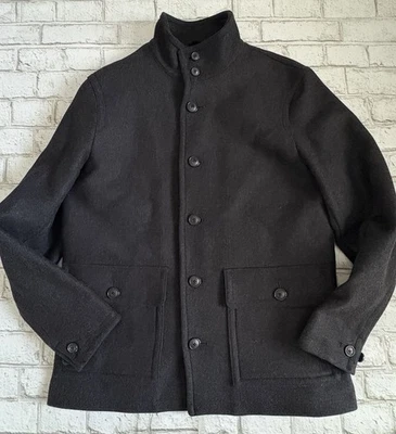 Banana Republic Mario Bellucci wool blend coat Overcoat L - Image 1 of 4