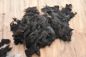 Alpaca Wool Fiber Fleece Spin Felting Black & Browns 2nds 7.3oz Sissy - Picture 1 of 1