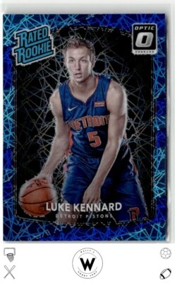 2017-18 Donruss Optic #189 Luke Kennard Blue Velocity - Image 1 of 2