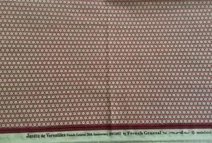 Moda French General Jardin de Versailles 13818 11 Rouge Floral FAT QUARTER - Picture 1 of 2