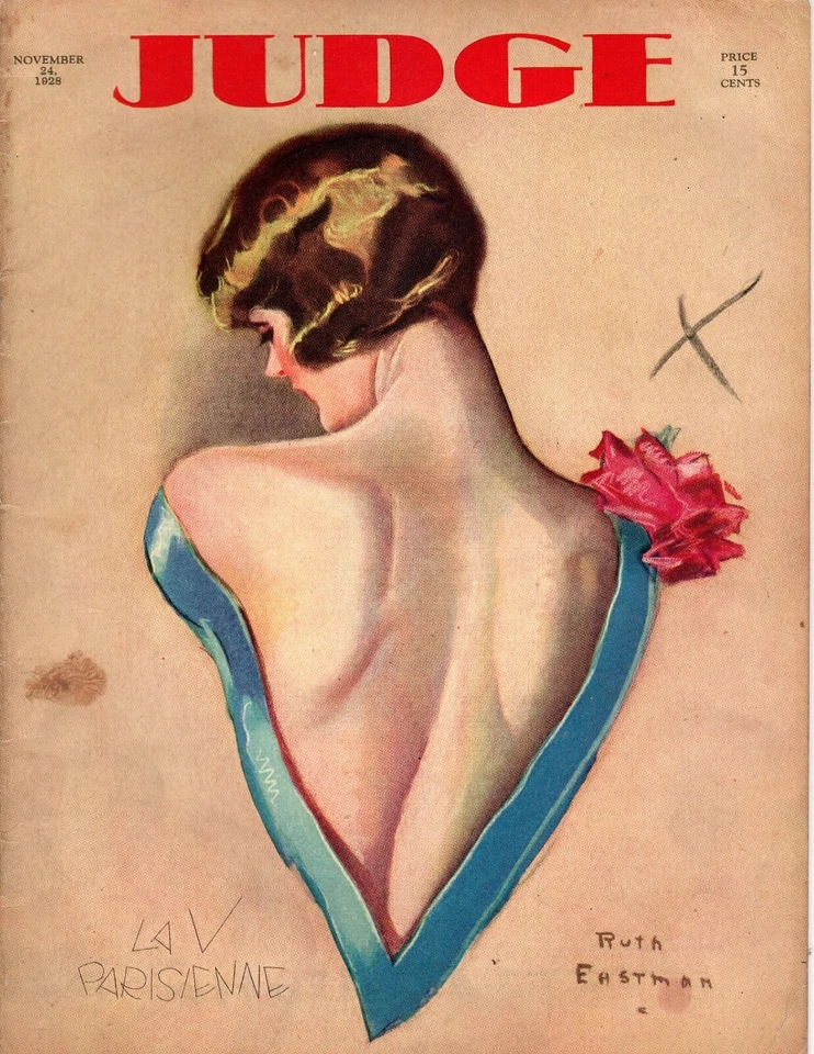 Vintage Judge Magazine November 24, 1928  ~ La Parisienne ~  H - Image 1 of 1