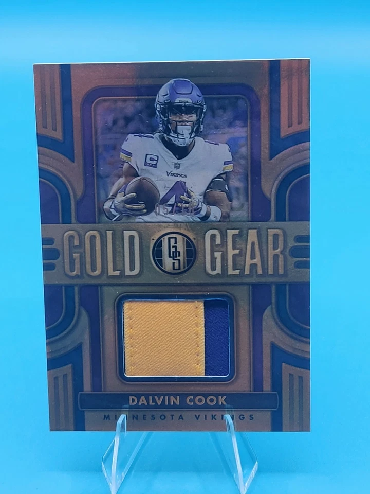2023 Panini Gold Standard - Gold Gear Platinum #GG-DC Dalvin Cook /10 (MEM) - Image 1 of 2