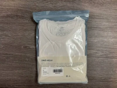 Nuevo David Archy 3 Paquetes Algodón Acanalado Cuello Redondo Calzoncillos Básicos Talla M Foto 1 de 4