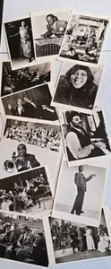 Lot 13 Unused Vintage Fotofolio Sepia Postcards, Black Entertainers & Musicians - Picture 1 of 14