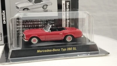 KYOSHO 1/64 Mercedes-Benz Typ 280 SL Red Diecast Model Car F/Shipping F/Japan - Image 1 of 4
