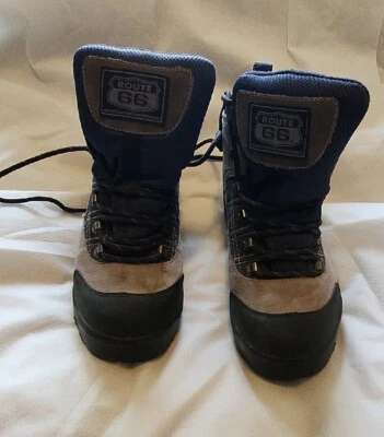 Route 66 Men's Size 9.5 Brown Lace Up Hi Top Leather Hiking Ankle Boots 64141 - Image 1 of 4