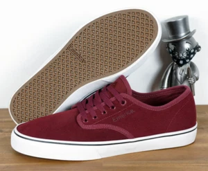 Zapatos de skate Emerica Skate Shoes Wino estándar gamuza borgoña 9/42 - Imagen 1 de 1