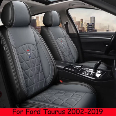Car 5-Seat Covers Full Set Faux Leather Cushion Pad For Ford Taurus 2002-2019 Foto 1 de 4