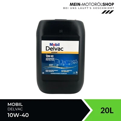 Mobil Delvac Modern 10W-40 Protección Avanzada MAN MB Deutz 20 litros