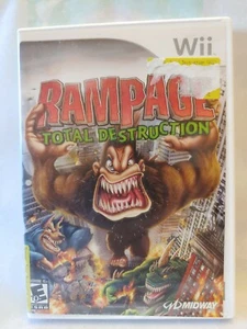 Rampage Total Destruction Nintendo Wii Game Complete preowned rated E 10+ - Picture 1 of 3