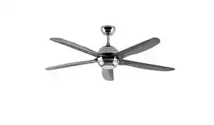 Argos Home moderner 5-armiger Deckenventilator mit Fernbedienung - Schwarz 4352321 R - Bild 1 von 5