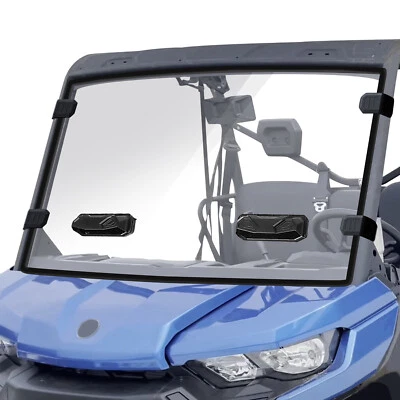 For 2016+ Can-Am Defender HD5/HD8/HD10/MAX Scratch Resistant Vented Windshield Foto 1 de 4
