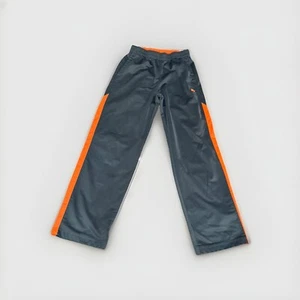 Vintage Starter Track Pants Boys Size XL 14-16 Windbreaker 90s Gray Orange - Picture 1 of 7