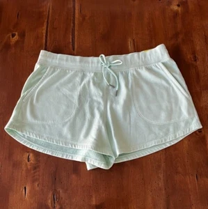 Pantalones cortos con cordón verde pastel todo en movimiento para mujer nuevos con etiquetas tiro alto - Imagen 1 de 7