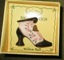 BEAUTIFUL VICTORIAN SHOE BOOT BROOCH by JANE ASHER ~  WILLOW HALL Unused