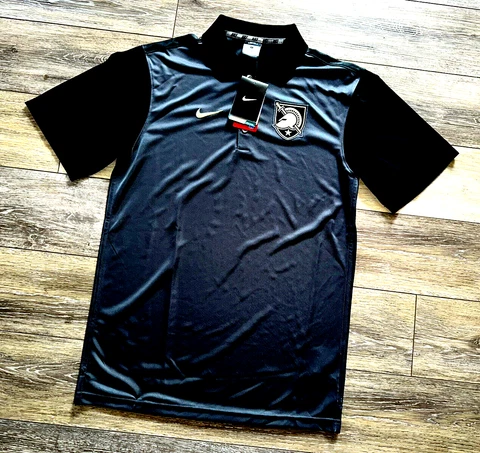 Brand New Nike Shirt Army Black Knights Armed Forces Dri-Fit Polo Mens Small Cover