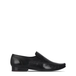 Zapato de cuero formal sin cordones Firetrap Hampton para hombre - negro - Imagen 1 de 6