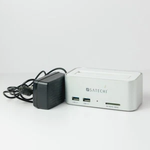 Estación de acoplamiento Satechi USB SATA III HDD/SSD con concentrador de 2 puertos y lector de tarjetas SD - Imagen 1 de 7