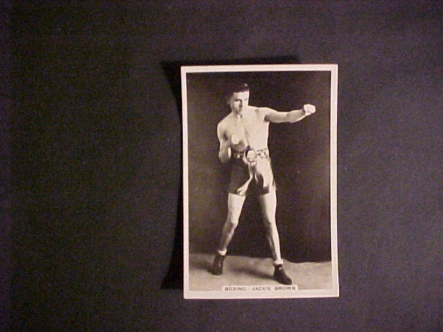 1935 J.A. PATTREIOUEX SPORTING EVENTS AND STARS #7 JACKIE BROWN NM+ - Image 1 of 1