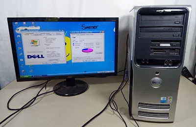 Dell XPS 400 Desktop Computer Pentium D 2.8GHz 1GB RAM 150GB HDD Windows XP - Image 1 of 4