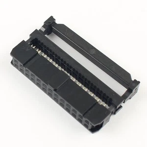 5Pcs Black 2.54mm Pitch 2x13 Pin 26 Pin IDC Female Header Cable Connector FC-26 - Picture 1 of 4