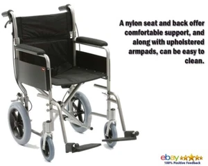 Lightweight Aluminium Wheelchair (Transit) - Picture 1 of 3