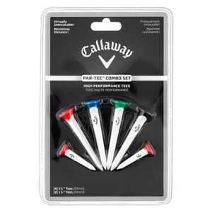 Callaway Par-Tee High Performance Combo Set - Plastic Rubber Strong Golf Tees - Picture 1 of 2