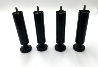 Sleep Number FlexFit Adjustable Base Bed Legs Black 6 1/2" Set of 4 Sliders - Image 1 of 4