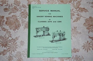 Máquina de coser profesional edición completa manual de servicio Singer 327 327K 328 328K - Imagen 1 de 12