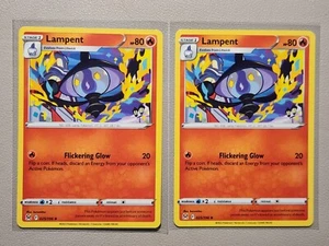 2x Lampent 025/196 Pokemon card Lost Origin uncommon NM - Picture 1 of 1