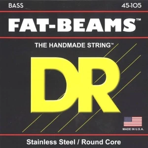 DR FB-45 'Fat-Beams' Stainless Steel 4-String Bass strings 45-105 - Picture 1 of 2