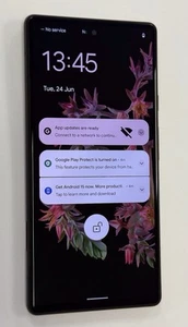 Google Pixel 6 GB7N6 - 128GB - Stormy Black (Unlocked) VERY GOOD CONDITION - Afbeelding 1 van 5