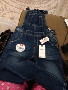 Wallflower Women’s Stretch Bib Overalls Adjustable Straps Size XS - Picture 1 of 11