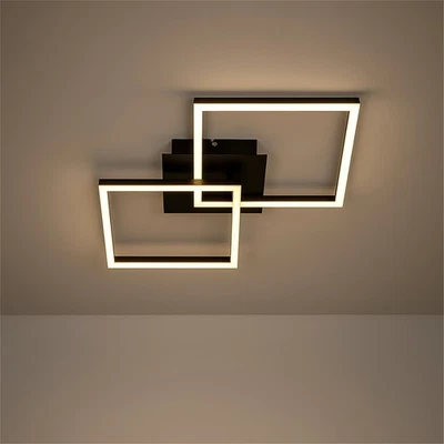 Deckenleuchte Briloner Frame LED 24W schwarz Deckenlampe Dimmbar - Bild 1 von 4