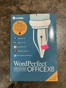NEW Corel WordPerfect Office Home & Student X8 (WPOX8HSEFMB) - Picture 1 of 6