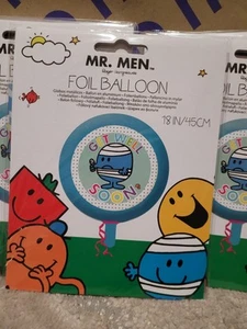 X2 Mr Bump Mr Men Foil Balloons - Picture 1 of 1