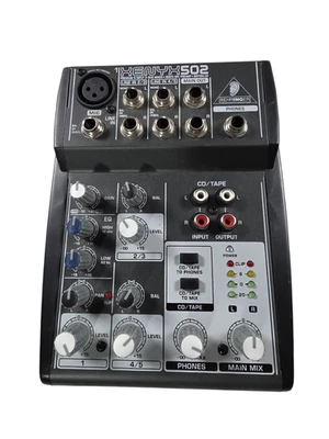 Behringer Xenyx 502 Premium 5-Input 2-Bus Mixer No Power Supply - Image 1 of 2
