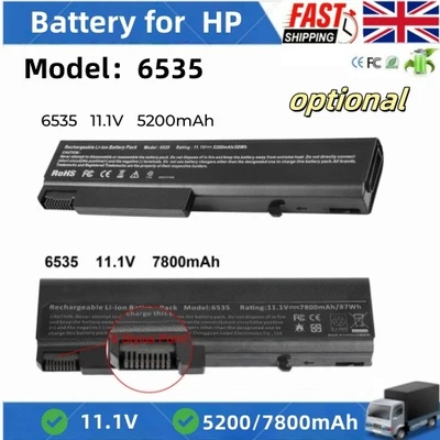 6/9Cell Battery For HP EliteBook 8440p 8440w 6930p COMPAQ 6535b 6530b 6730b - Image 1 of 4