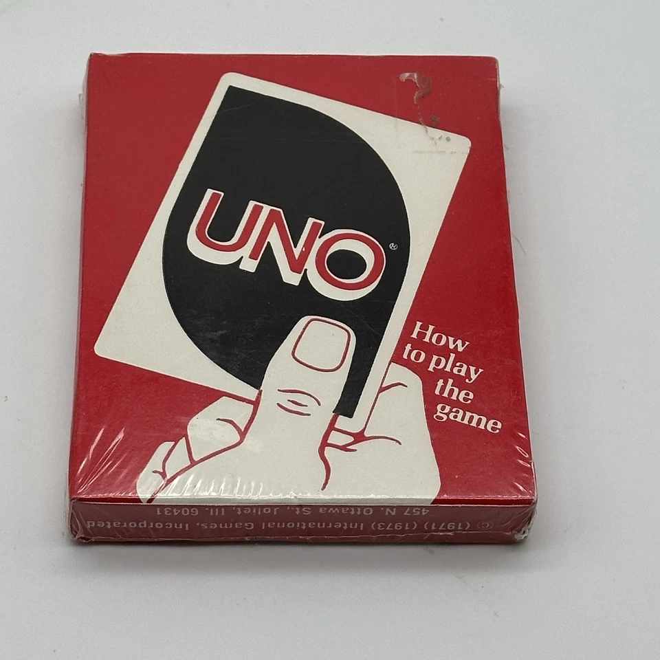 Vintage 1973 UNO Card Game NEW SEALED - Image 1 of 3
