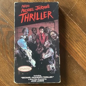 The Making Of Michael Jackson's Thriller VHS Horror Music Video John Landis - Foto 1 di 8