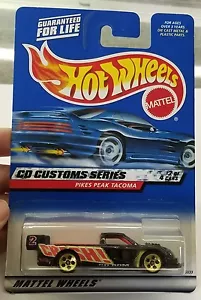 2000 Hot Wheels #30 Black Pikes Peak Tacoma w/Gold 5 Hole Wheels Metal Intake - Picture 1 of 4