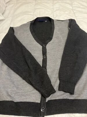 Cutter And Buck Gray Cardigan Sweater 2XT - Image 1 of 3