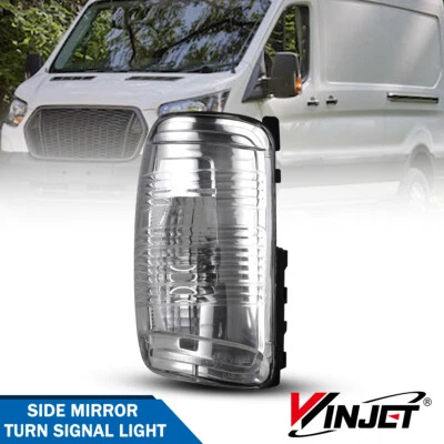 Clear Left Side Turn Signal Light For 2015-2022 Ford Transit 150/250/350/350HD - Imagem 1 de 4