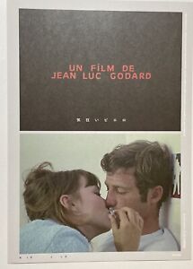 Jean-Luc Godard Gedenkvorführflyer: Japan Miniposter, Chirashi