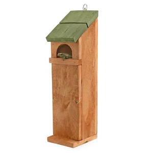 Wooden Tree Frog House, Outdoor Tree Frog Habitat, Handmade in the USA - Picture 1 of 9